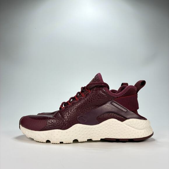 Nike Air Huarache Run Ultra Premium Maroon Running Shoes 859511-600 Women’s Sz 7 - Picture 4 of 10